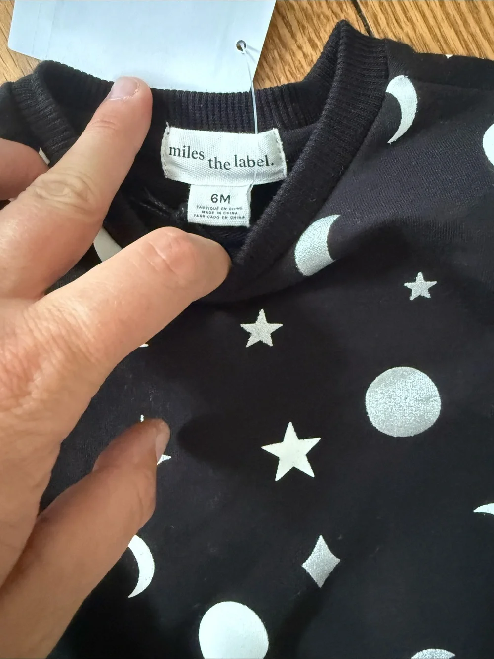 Miles The Label Star Print Matching Set - Size 6 Months - NWT